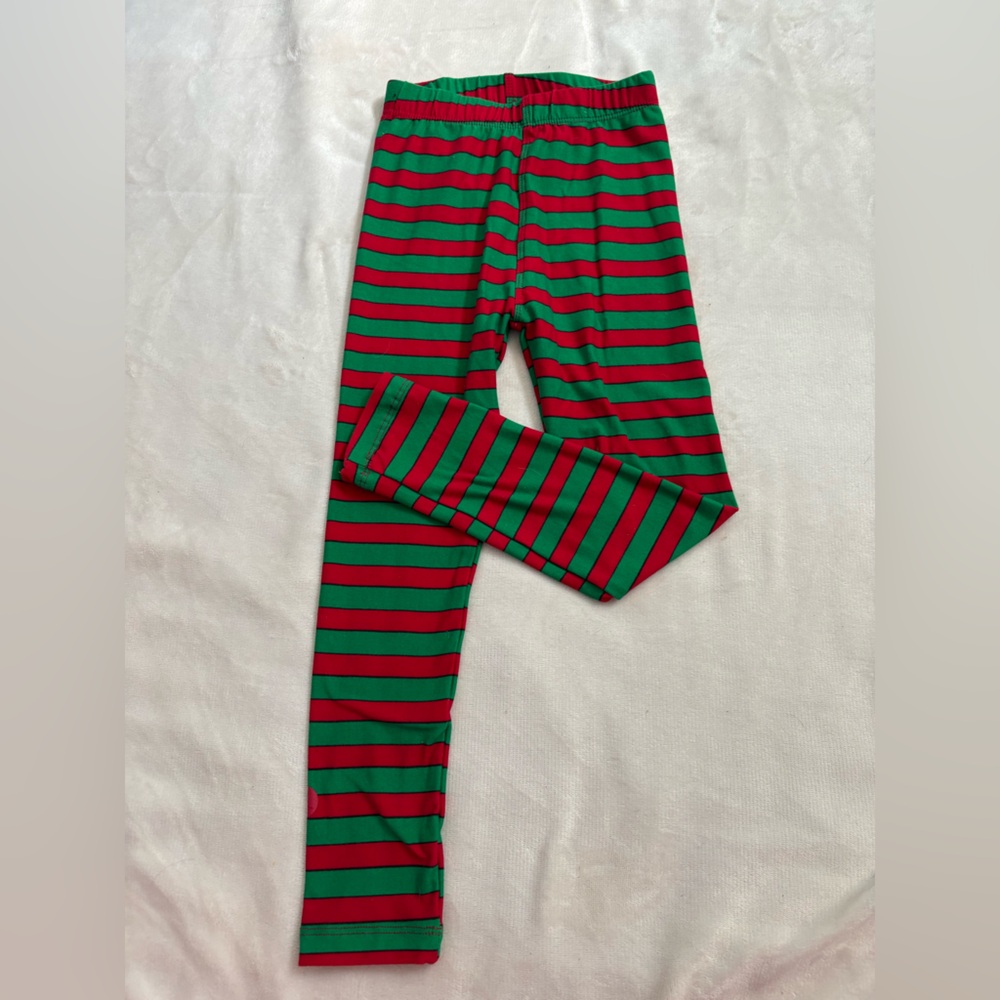 Retired Red and Green Striped SweetLegs Leggings
